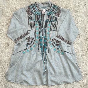 Biya Johnny Was Silk Tunic